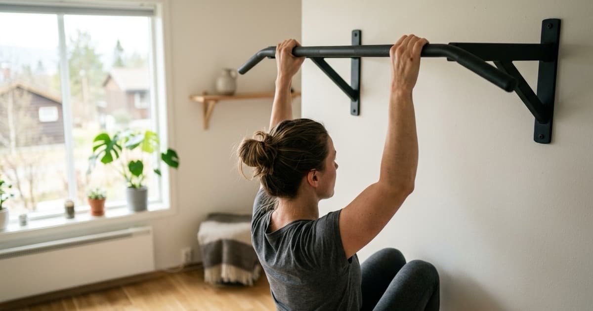 Pull up bar: slik velger du riktig (dørkarm, vegg eller stativ)