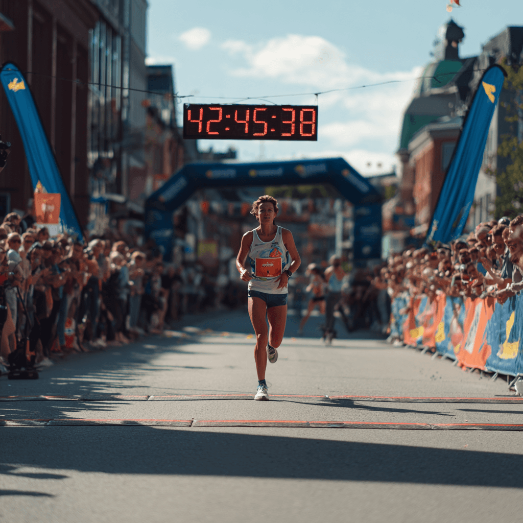 10 km under 45 minutter