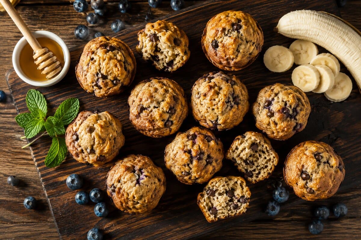 Proteinrike cottage cheese-muffins