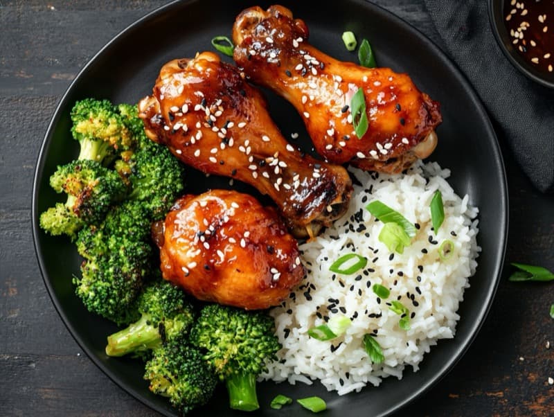Honning-soya kylling — sticky wings