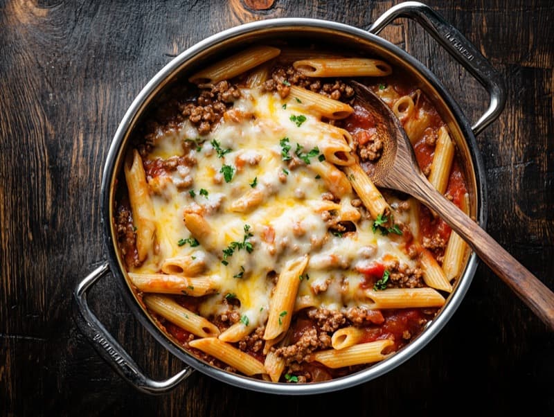 One-pot pasta med kjøttdeig