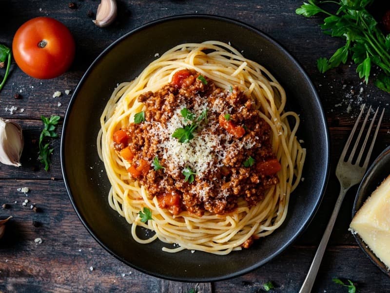 Pasta bolognese med fullkornspasta